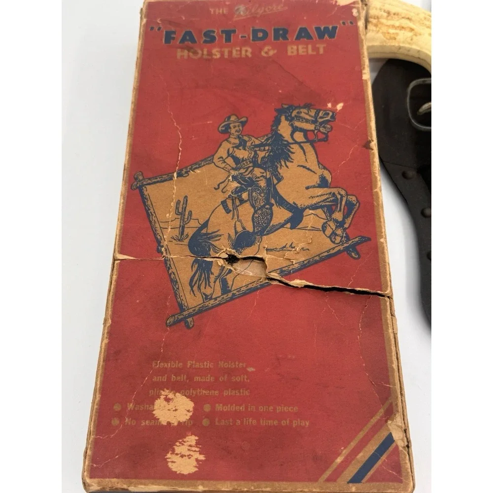 The Kilgore Fast-Draw Holster & Belt #511 1950s VTG Cowboy‎ Western w/Box